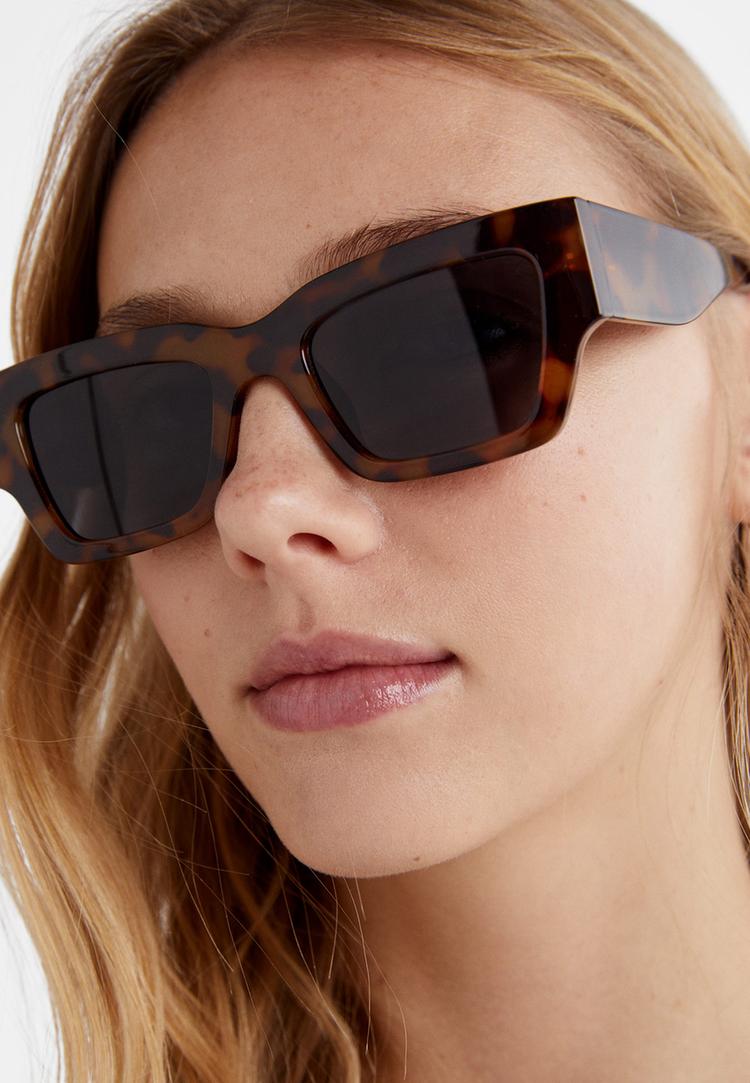 gafas de sol cuadradas carey