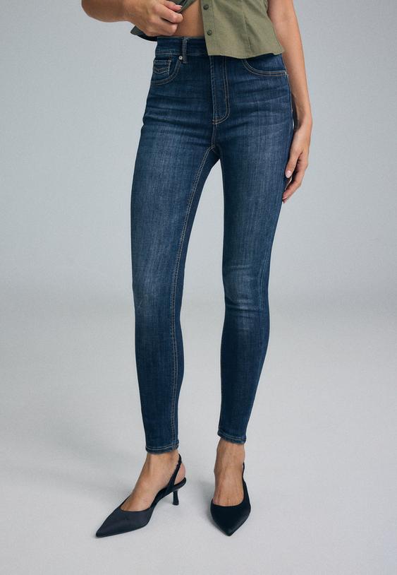 d07 jeans skinny cintura subida