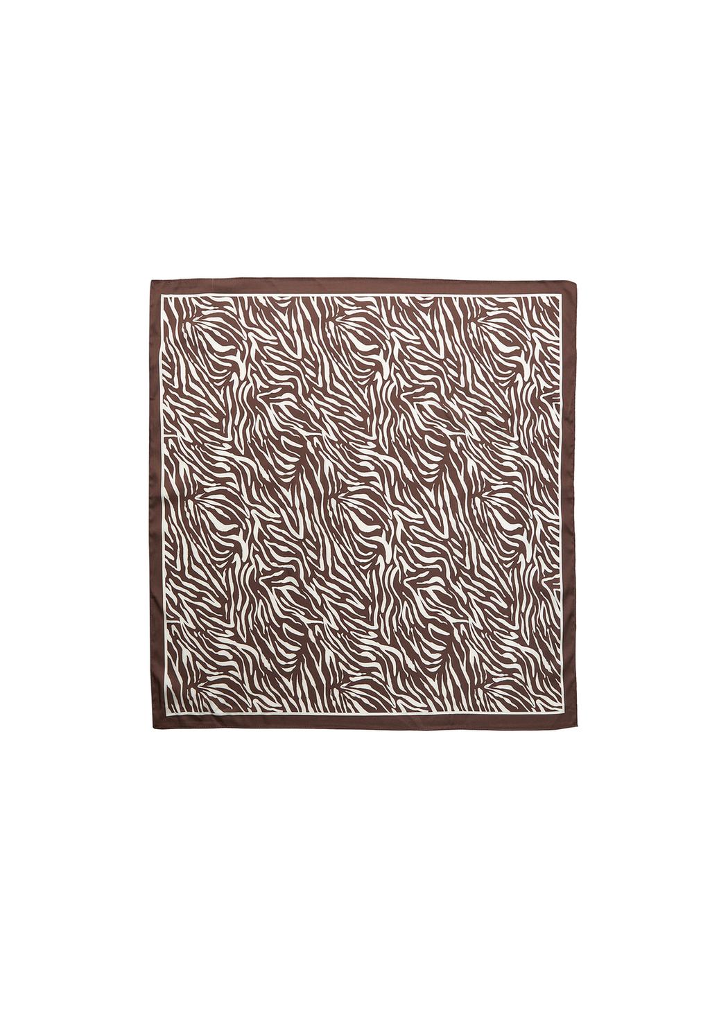 Syal motif zebra