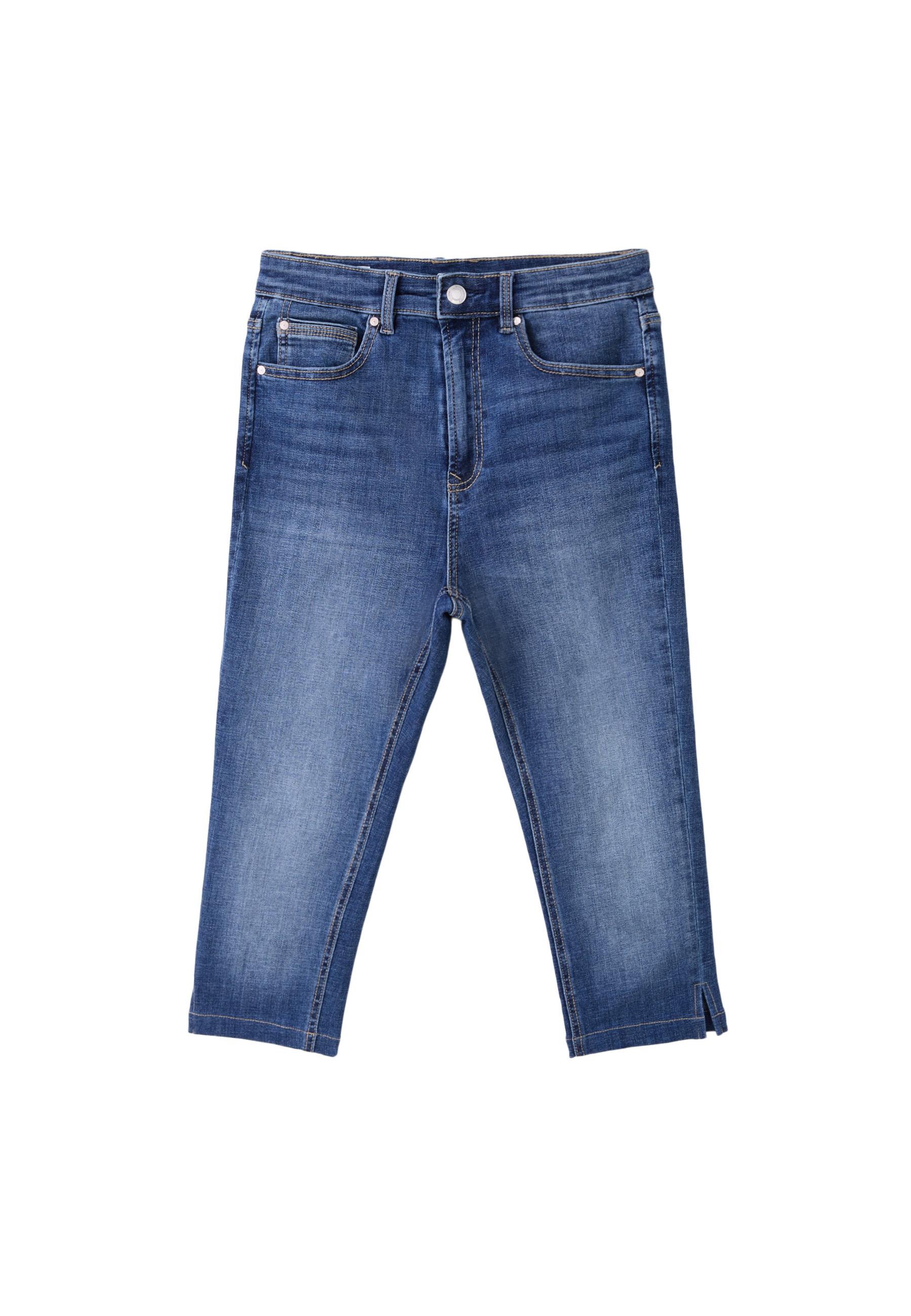 Capri jeans — MEDIUM BLUE DENIM