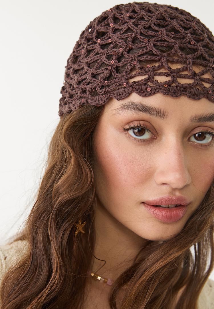 gorro casquete lentejuelas