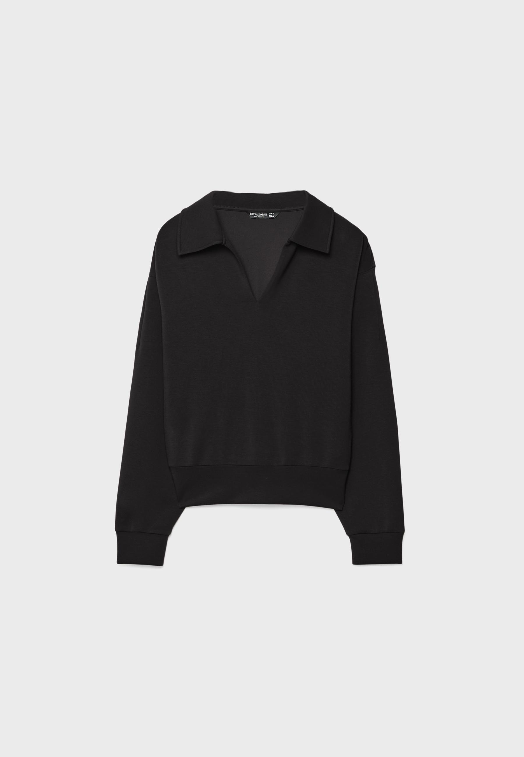 Soft-touch sweatshirt — Black