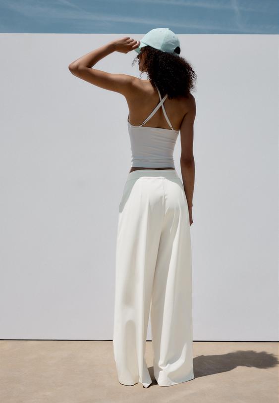 softtouch elasticated waist palazzo joggers