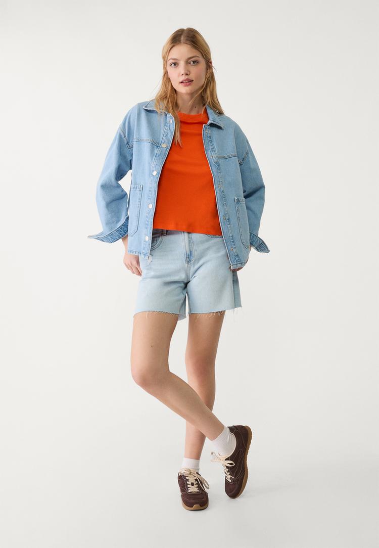 basic t shirt regular fit heavy weight