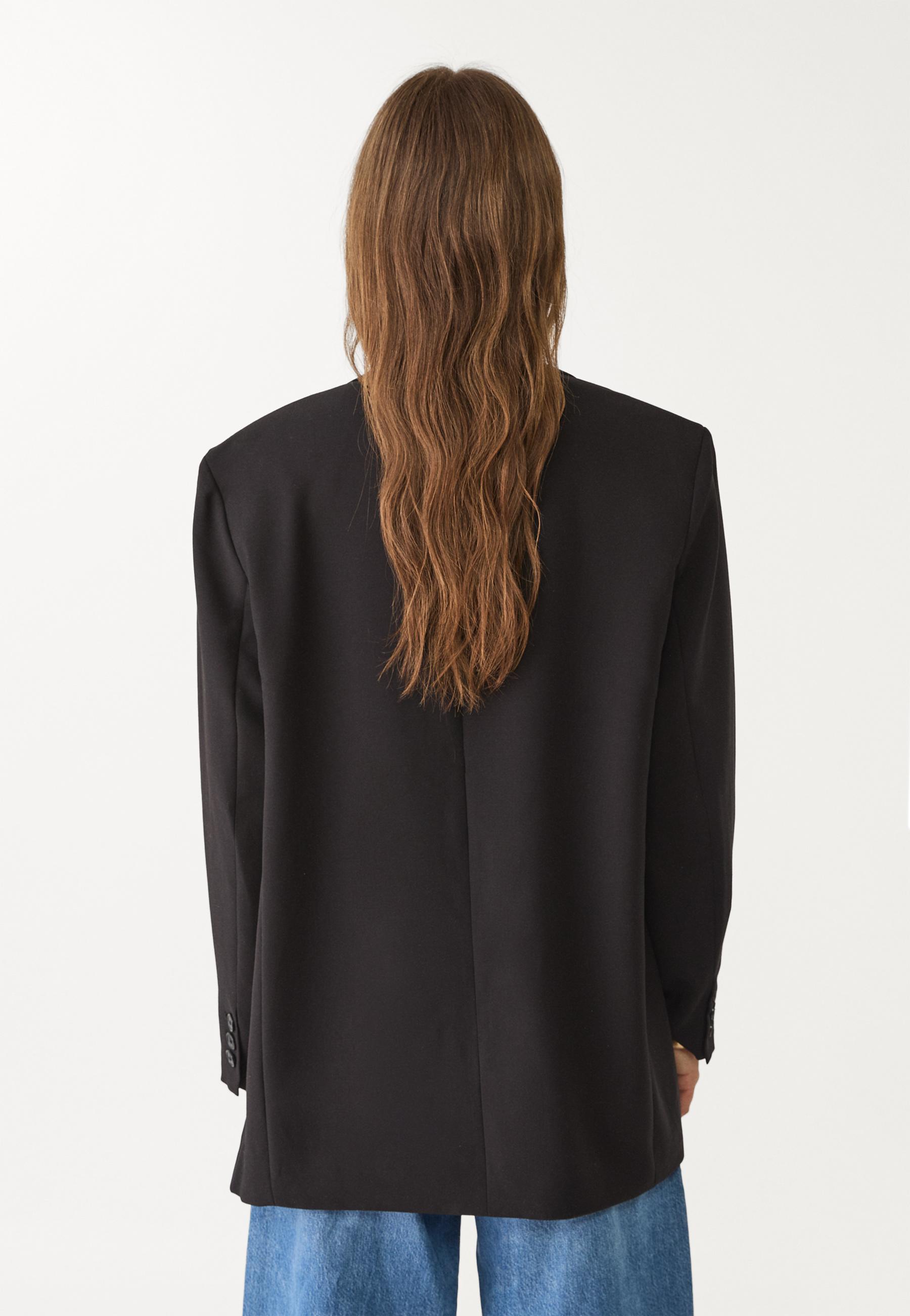 Oversize blazer with pockets - Women's fashion