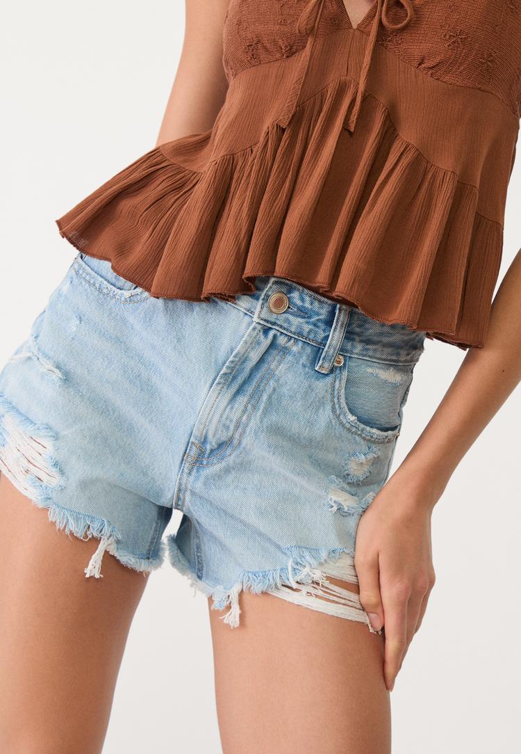 d75 short denim rotos