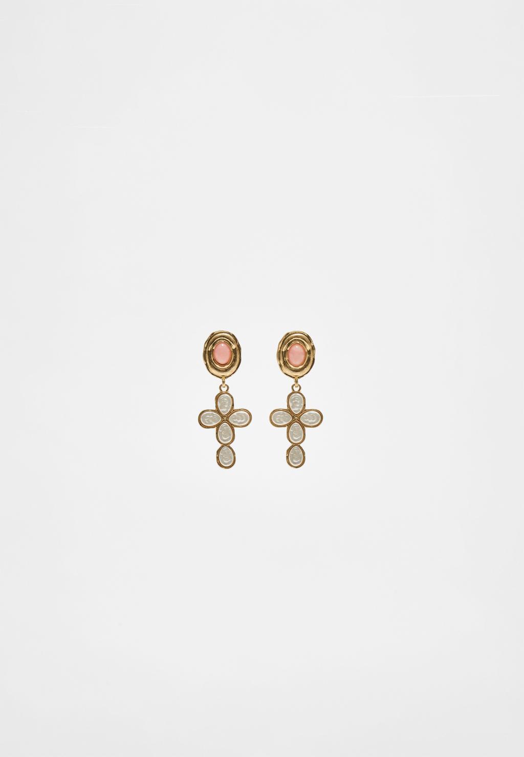 Cross earrings