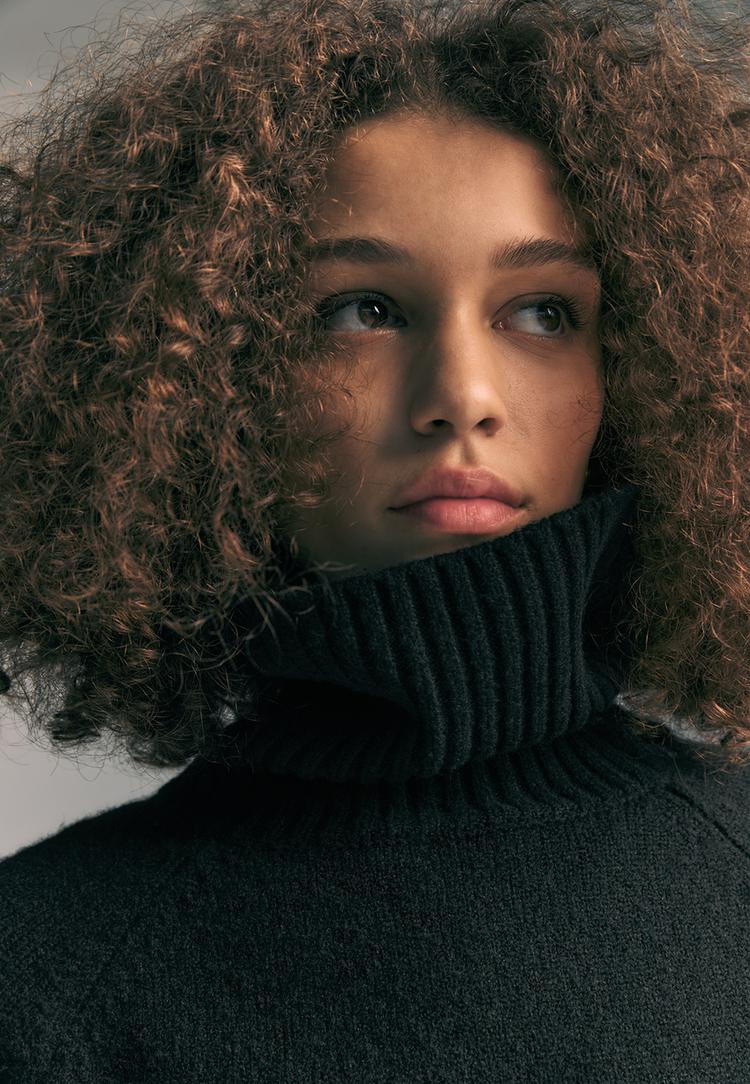 pull regular a col montant