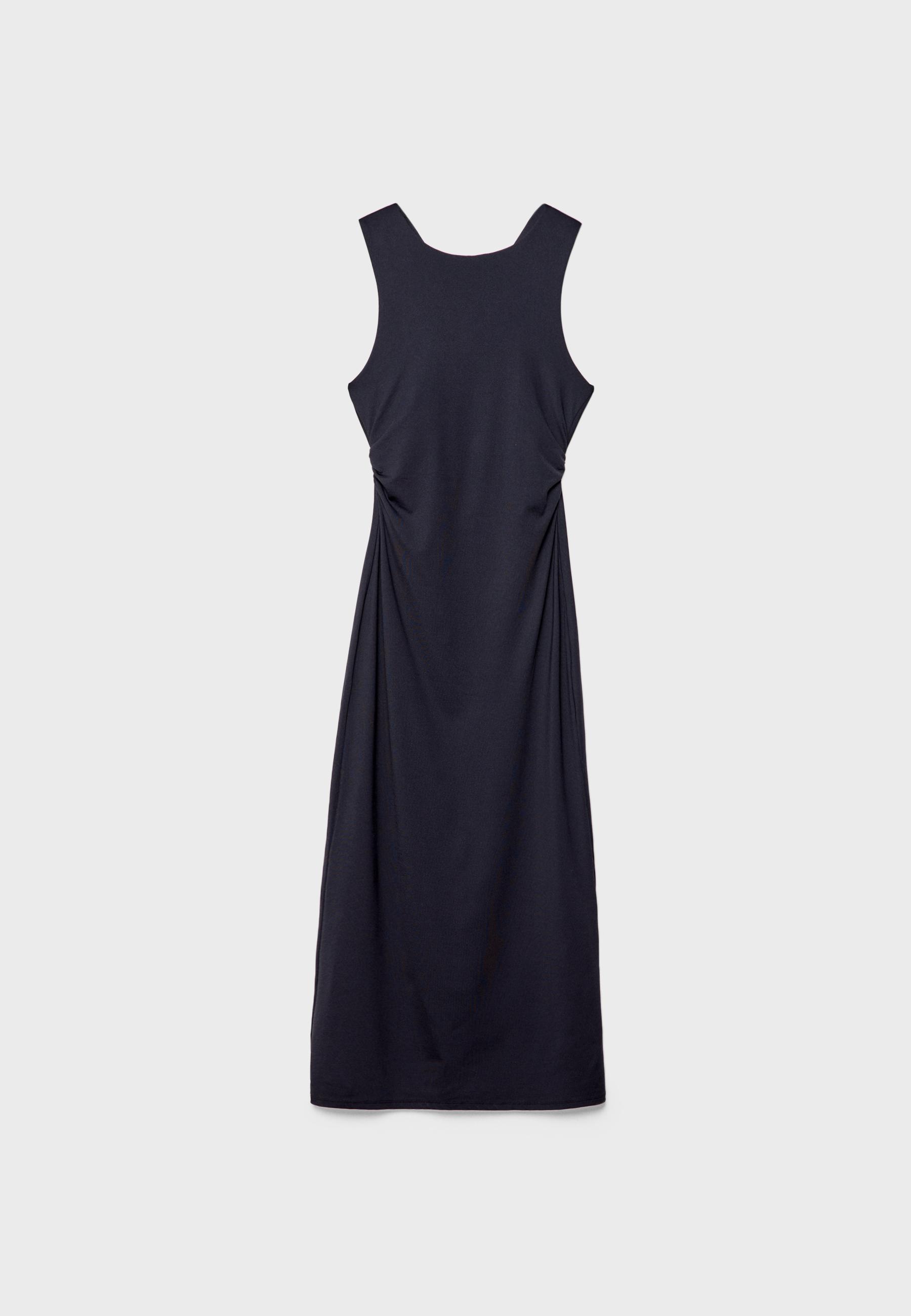 Women's Sleeveless dress with zip detail | Black | Diesel