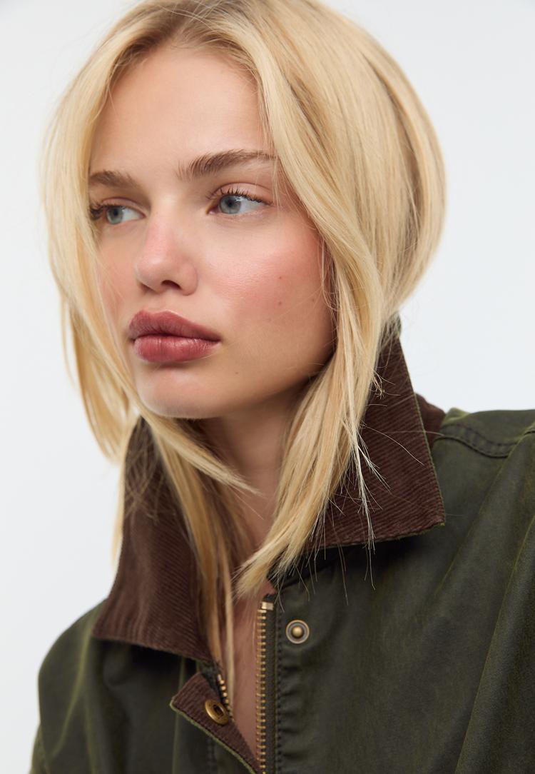 parka corto combinato cerato