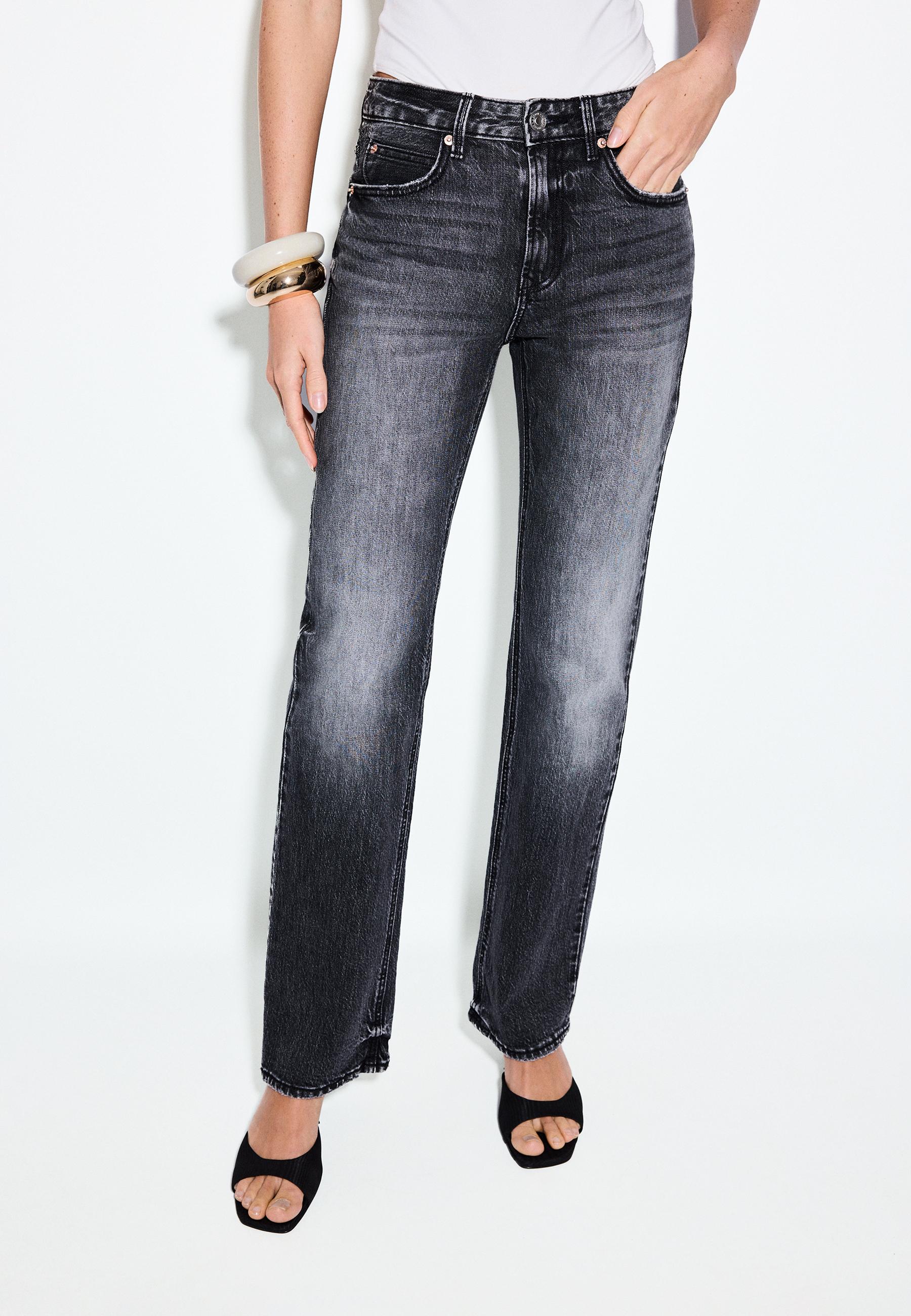 D98 Straight fit Kot Pantolon - Görsel 3