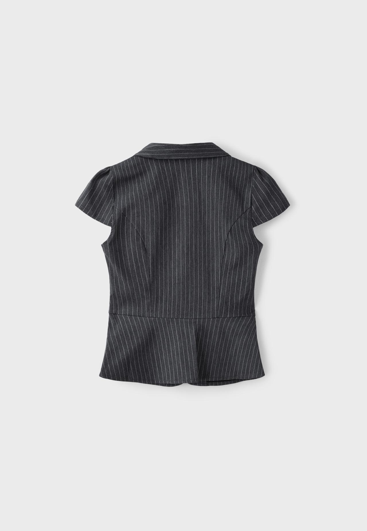 Short sleeve pocket shirt — Dark grey
