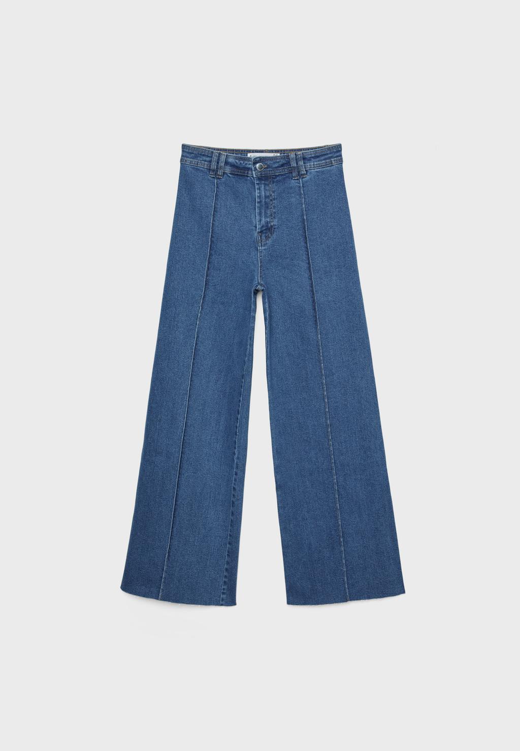 Minimal jeans met stiksels