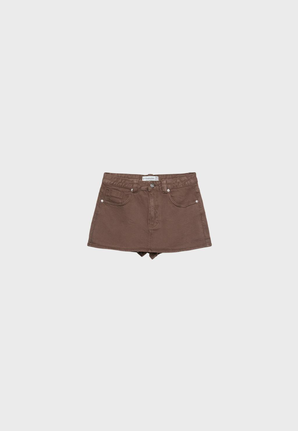 D62 Falda pantalón denim