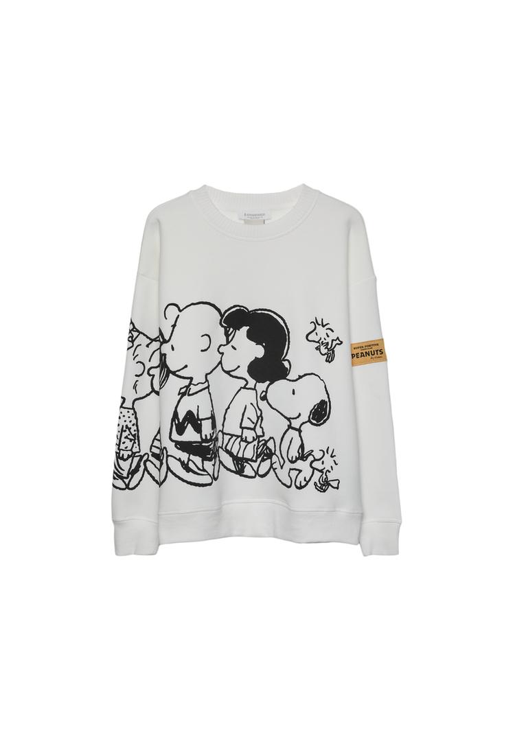 Discount Mujer Sudadera Snoopy Mujer Bershka Bershka Friends