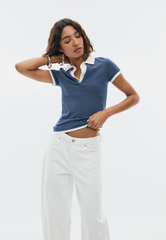 doublelayer short sleeve polo tshirt