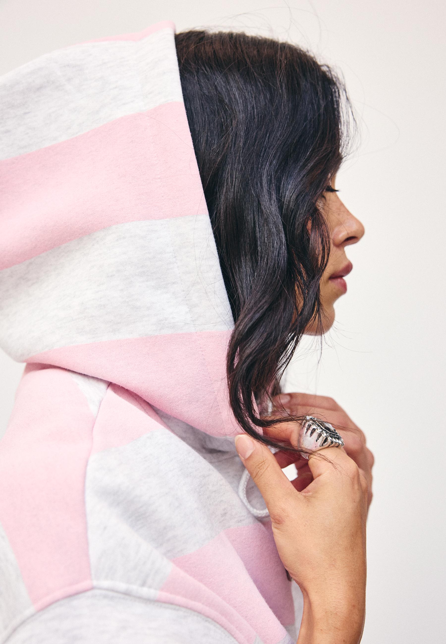 Stradivarius Baskılı regular fit sweatshirt görsel 4