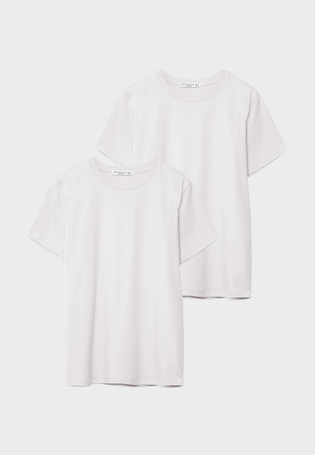 Pack 2 magliette basic regular fit collo rotondo