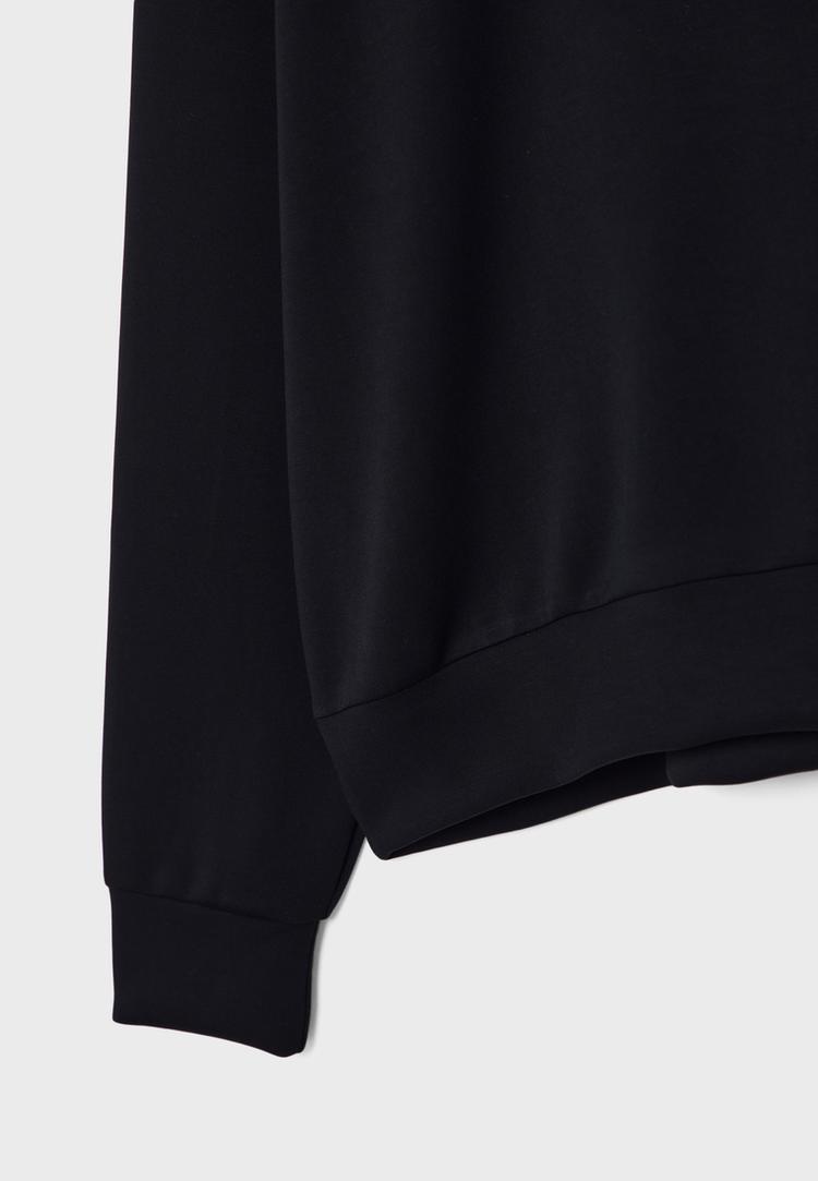 Yumuşak dokulu basic sweatshirt_3