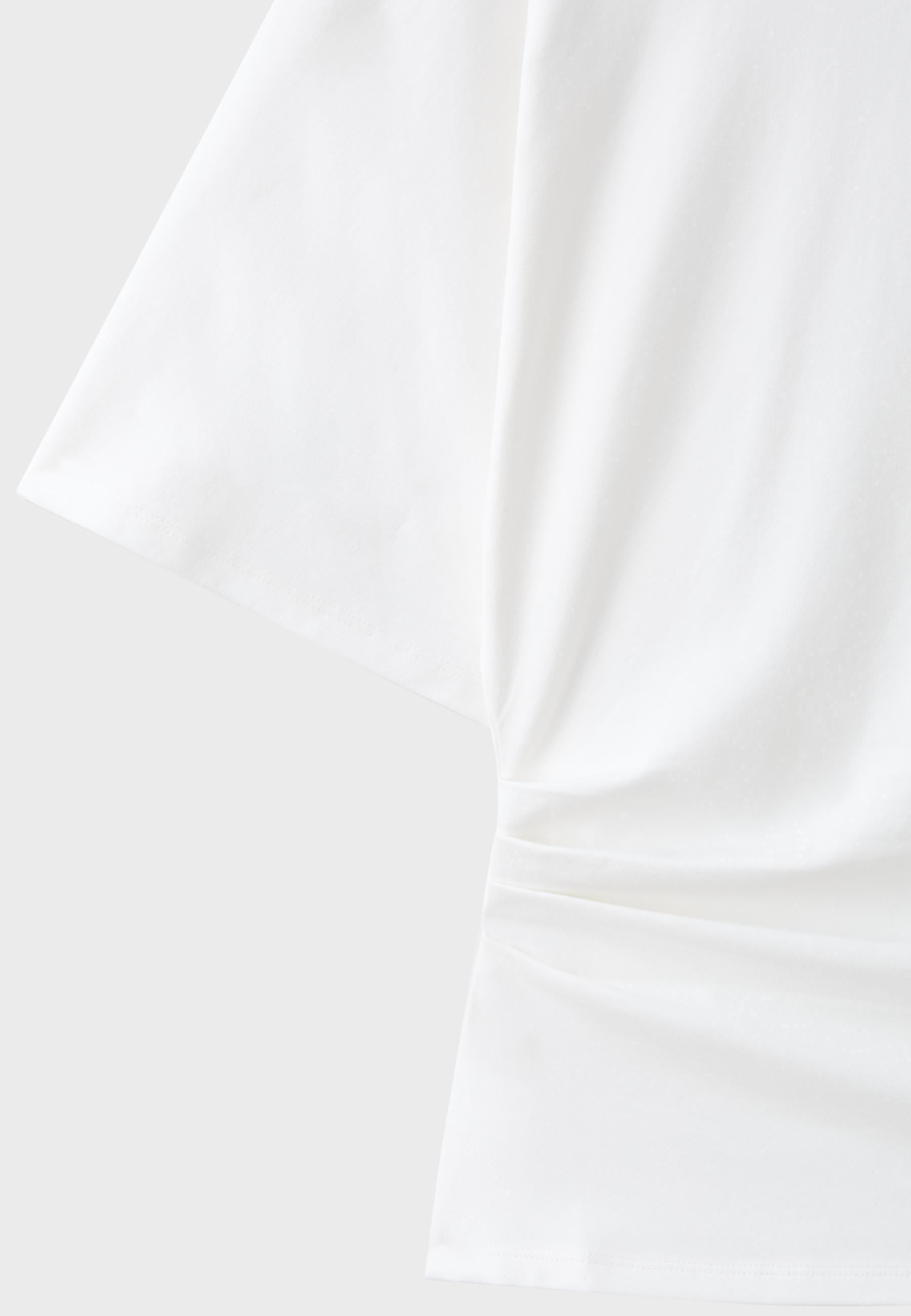 B08 Cap sleeve T-shirt — Ecru
