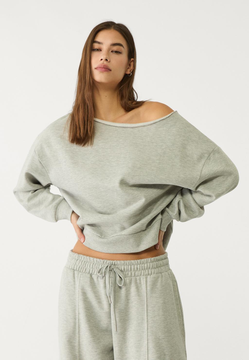 Sweatshirt mit Rundausschnitt