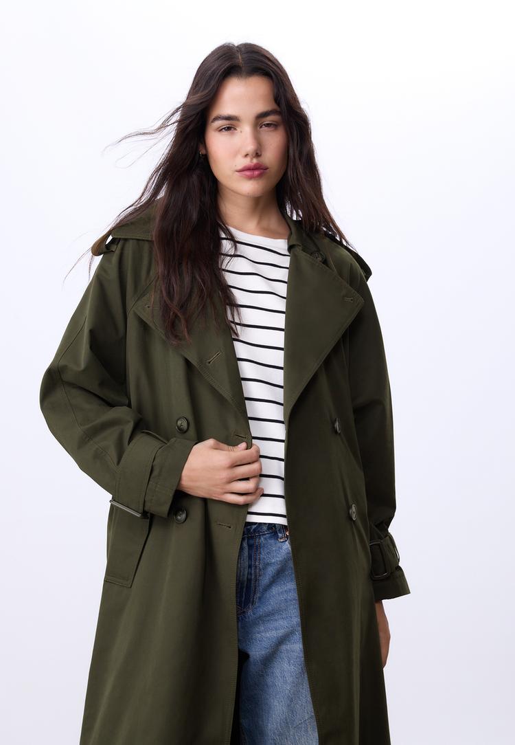 long oversize trench coat