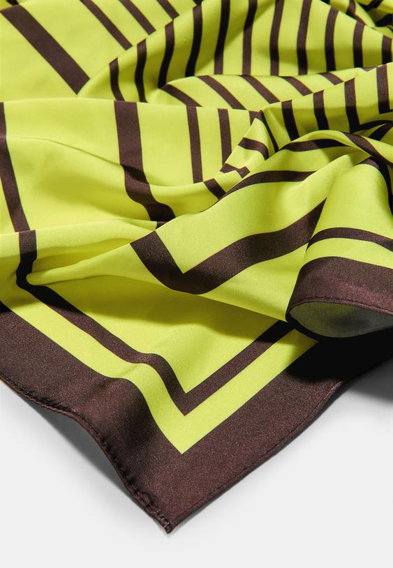 Kare çizgili fular - Görsel 11