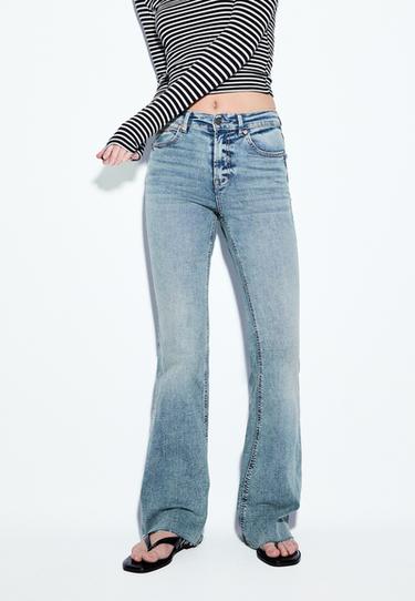 D74 yırtmaçlı çan paça jean - Görsel 14