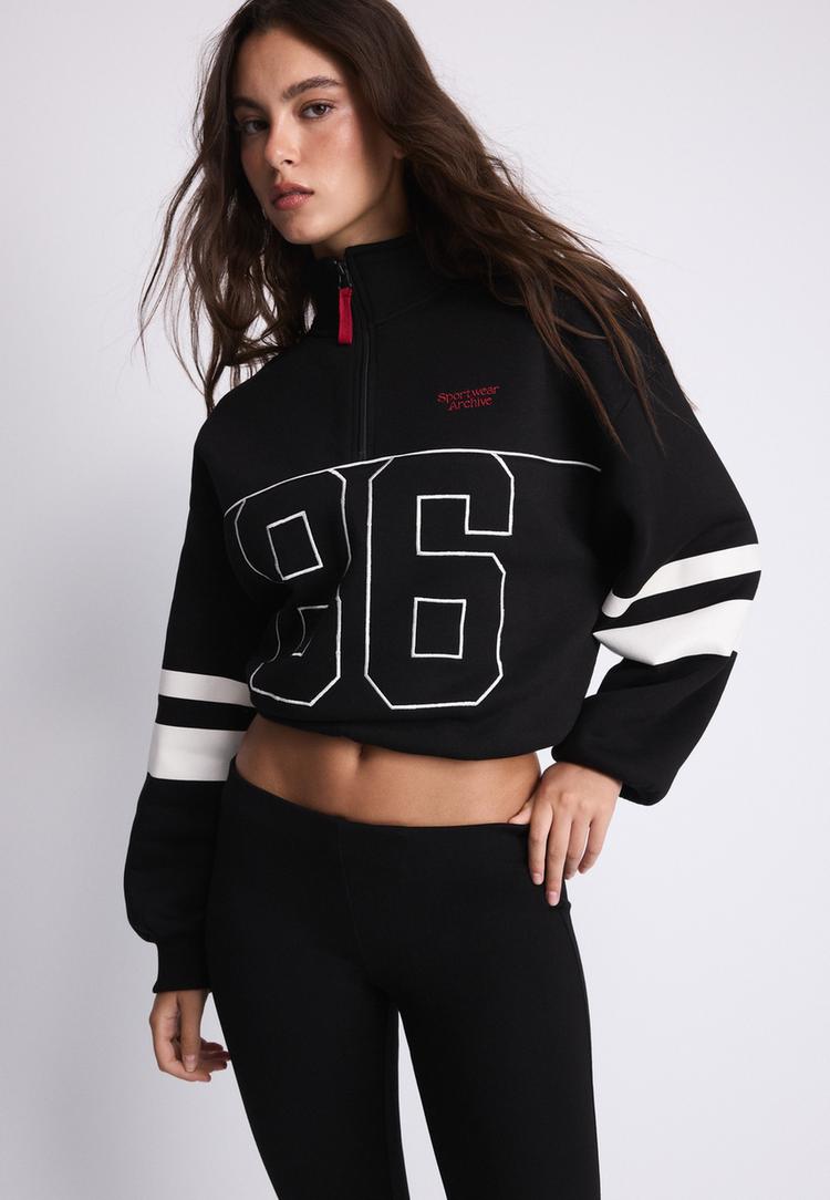sweater met grafische print