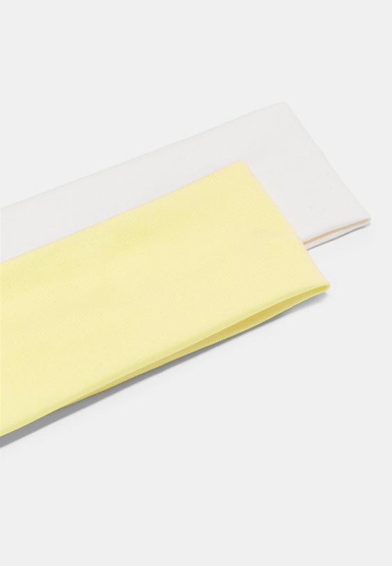 Stradivarius Set Of 2 Elastic Hair Bands Ecru Os