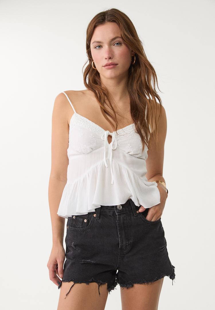 d75 short denim rotos