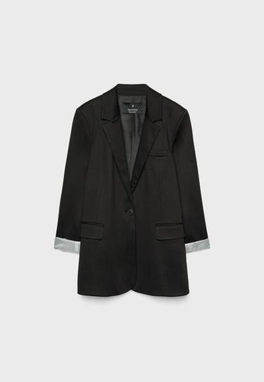 Basic knit blazer — Black 7