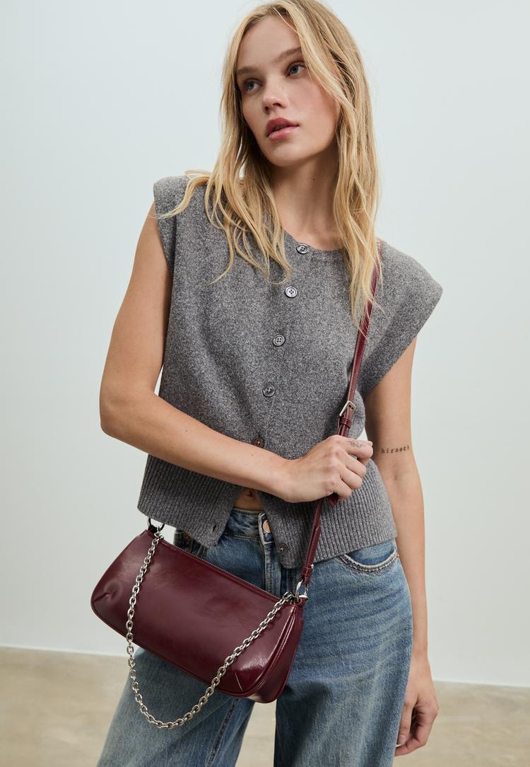 bolso hombro alargado cadena