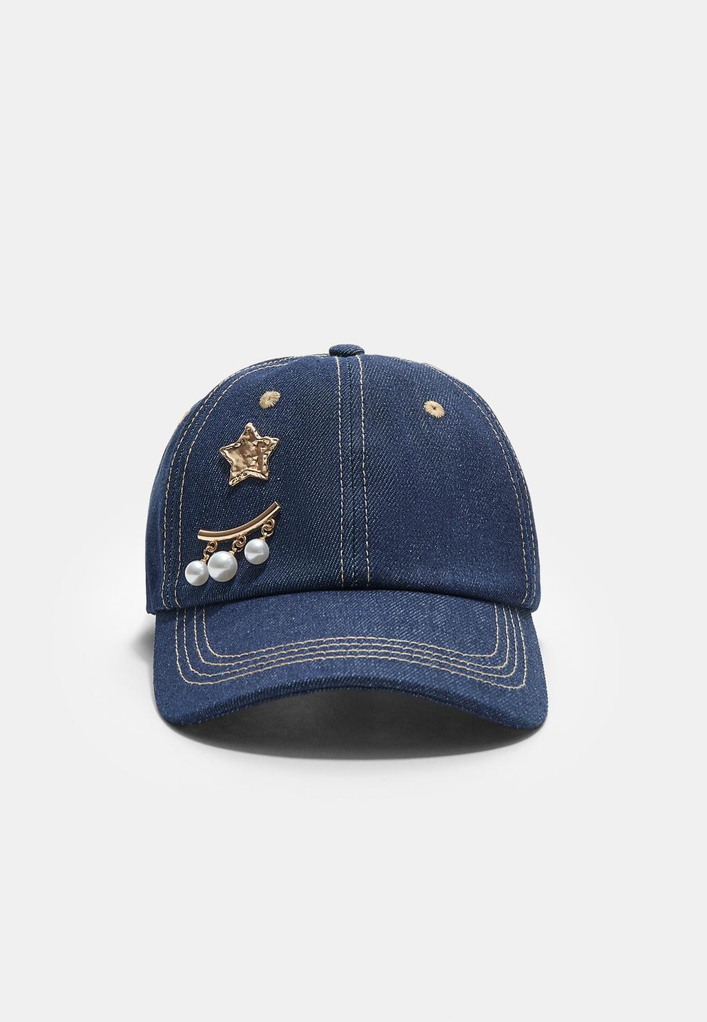 Denim-Kappe Pins