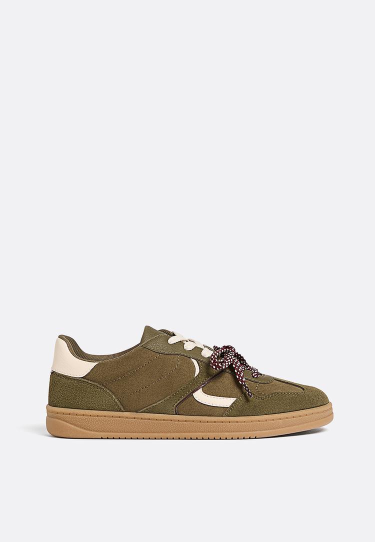 sneaker casual in pelle scamosciata