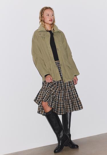 Oversize parka with pockets — Khaki 1