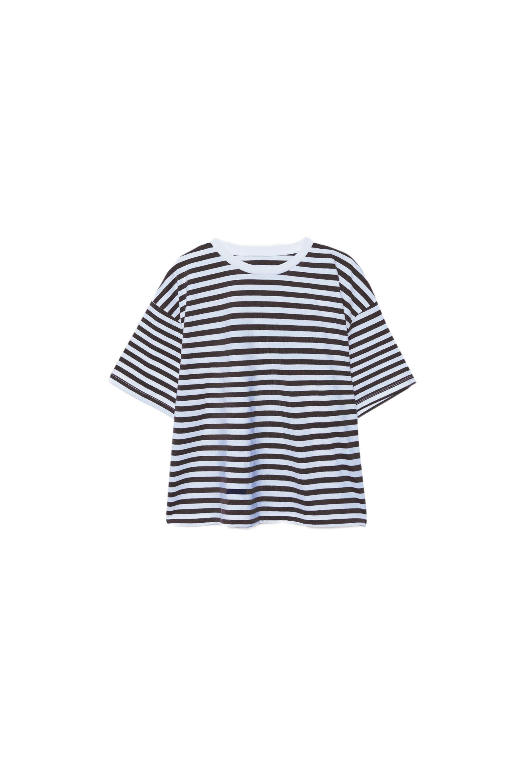 Boxy short sleeve T-shirt — Sky blue