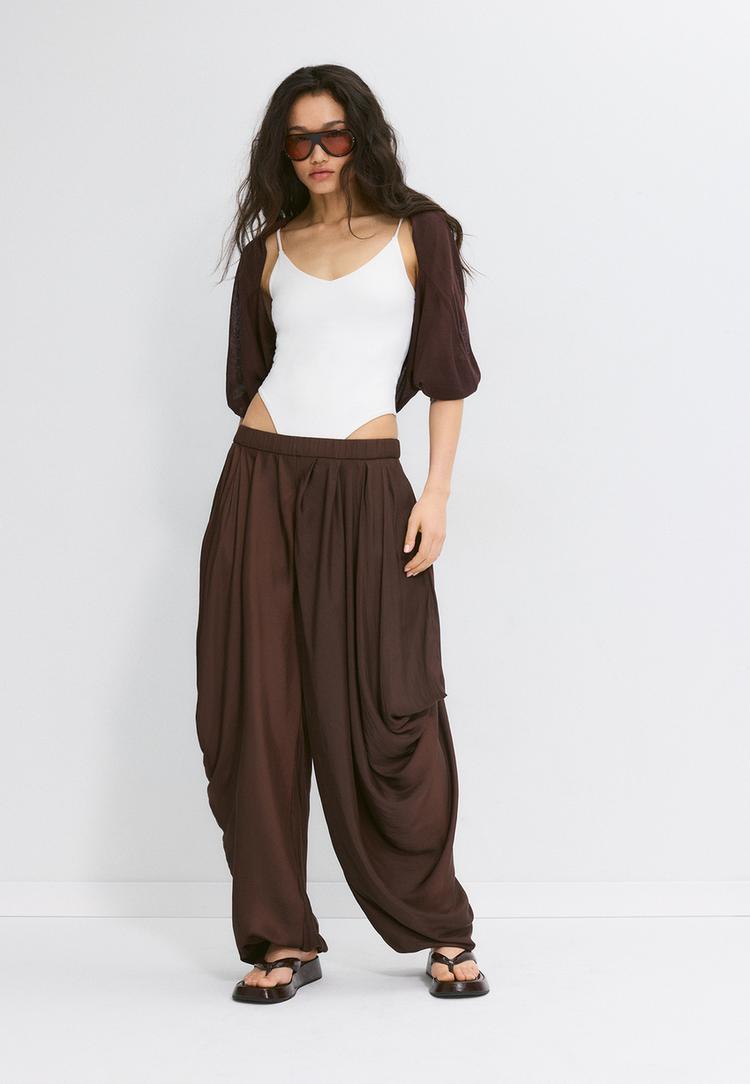 Отворена Плетена Жилетка