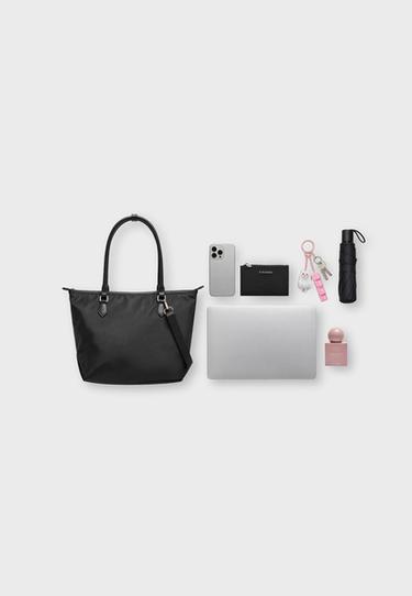 Contrast crossbody shopper bag — Black 6