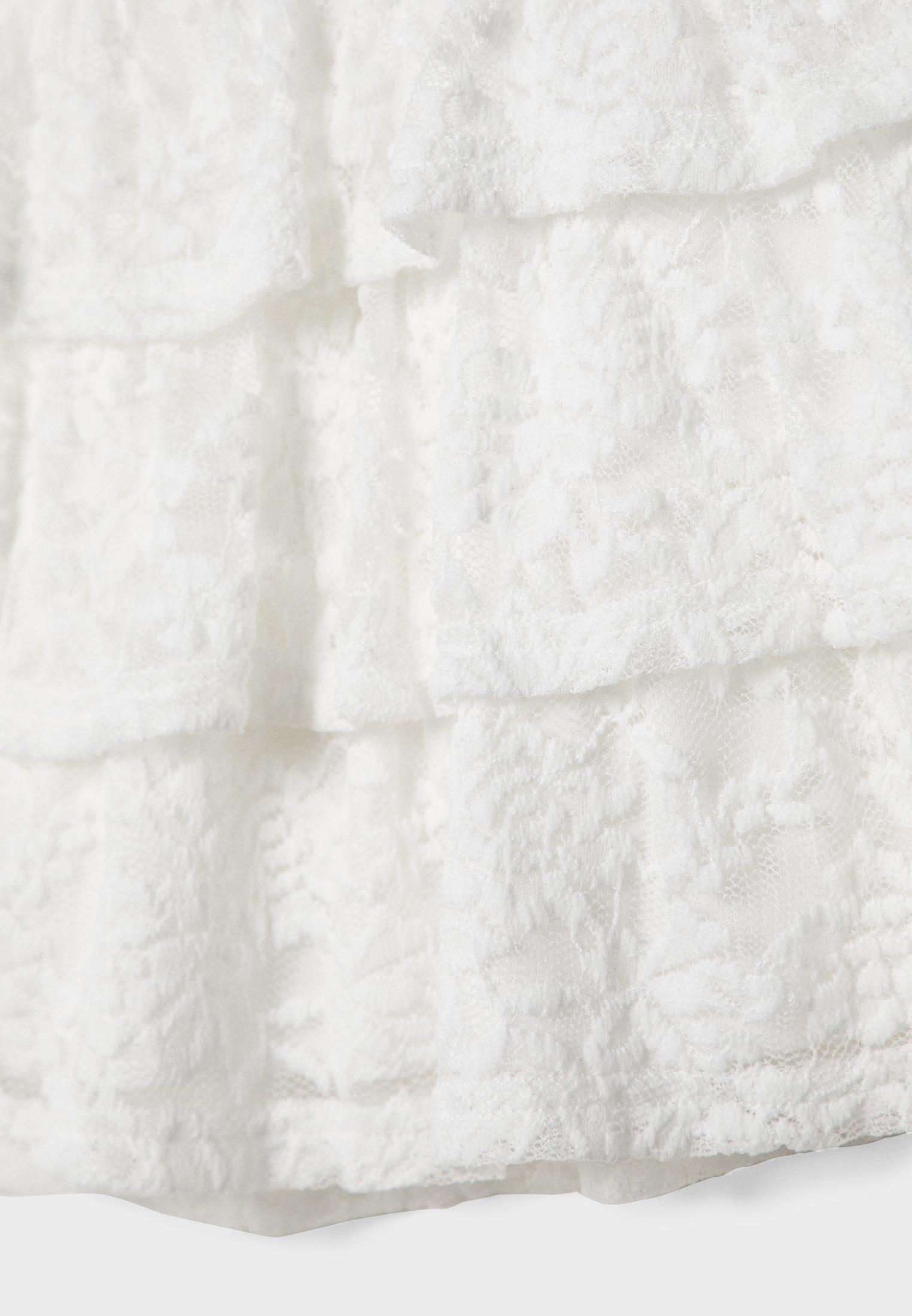 Lace skort — Ecru