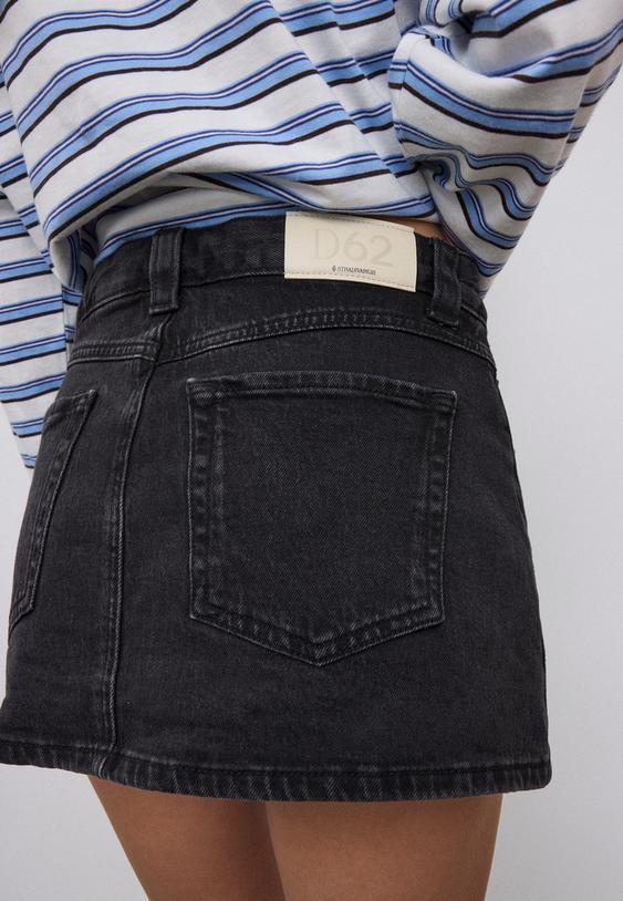 d62 falda pantalon denim