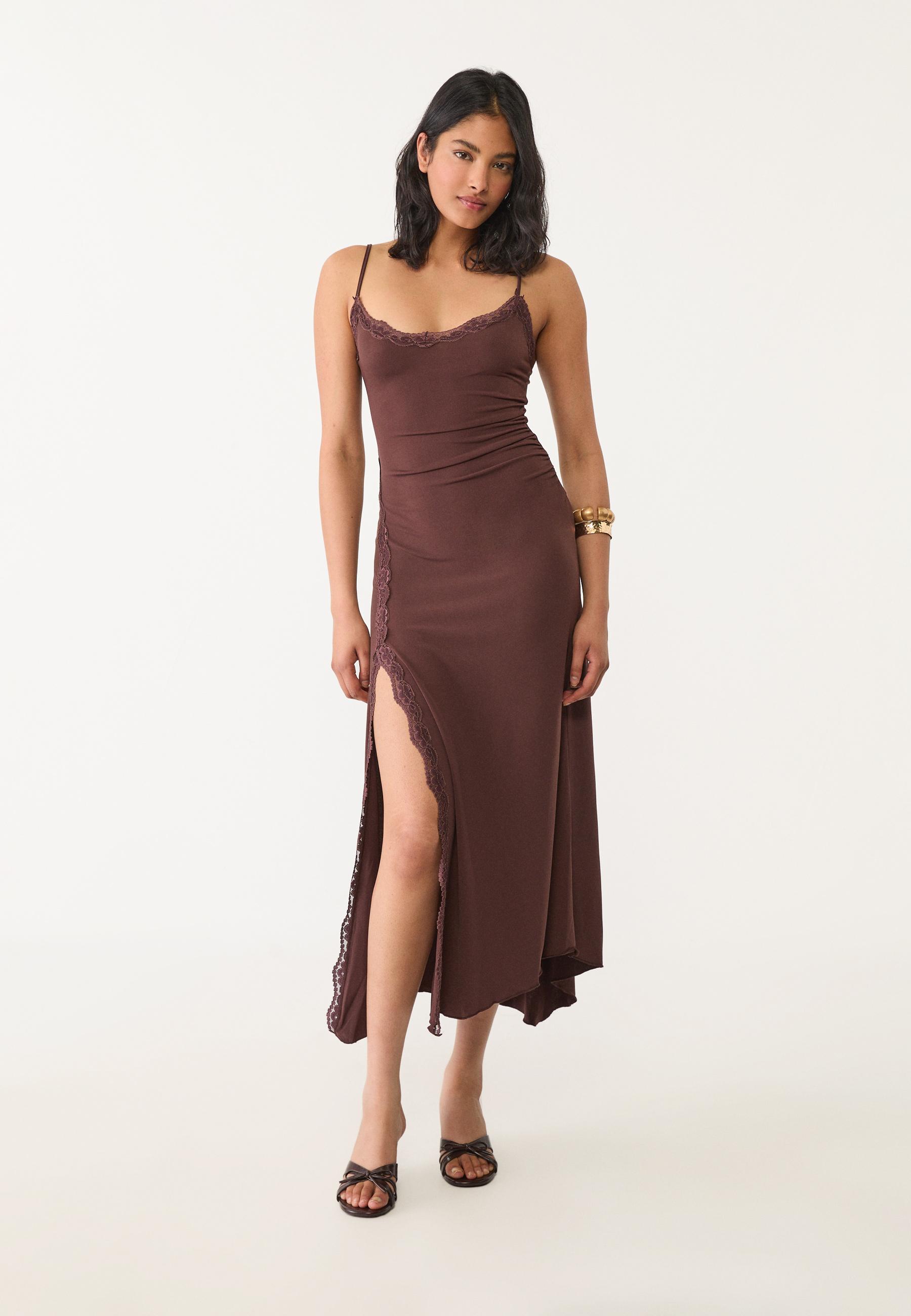 Long lace dress