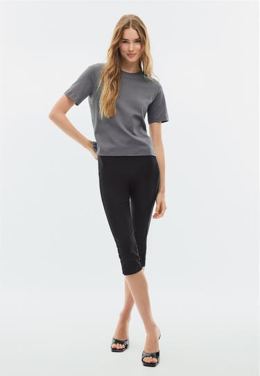 B01 Heavy weight regular fit basic T-shirt — Dark grey 7
