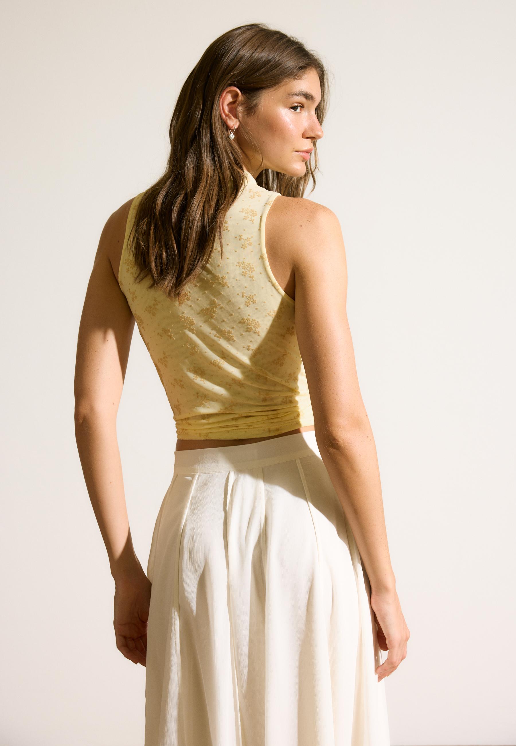 Kolsuz qipao tarzı top - Görsel 8