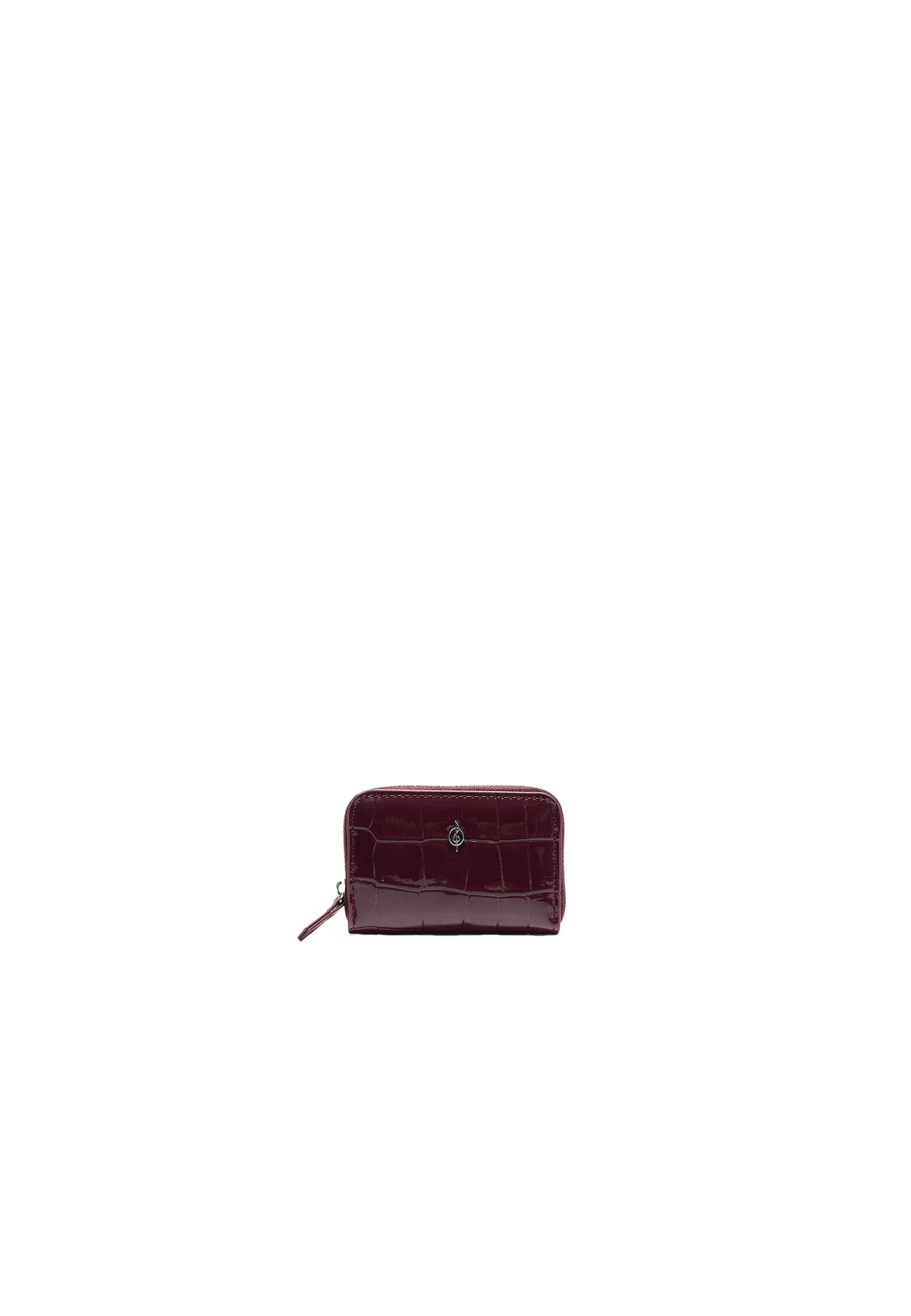 Zipped purse — Burgundy