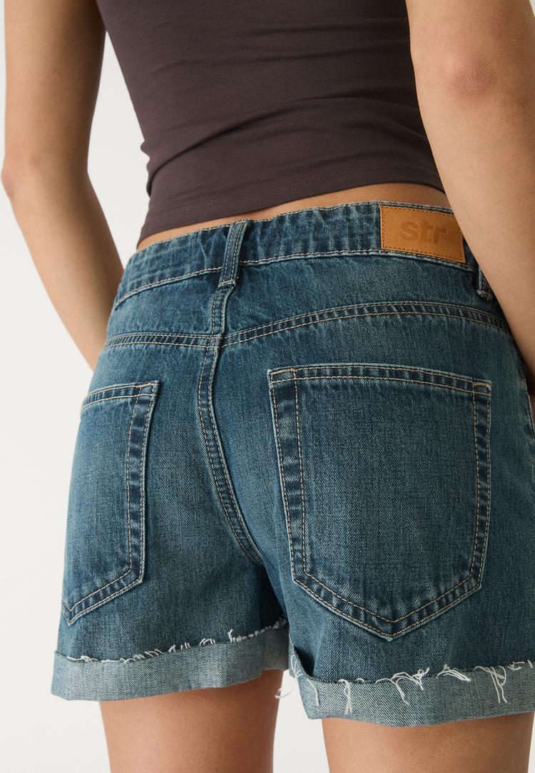 calcoes de ganga com dobra