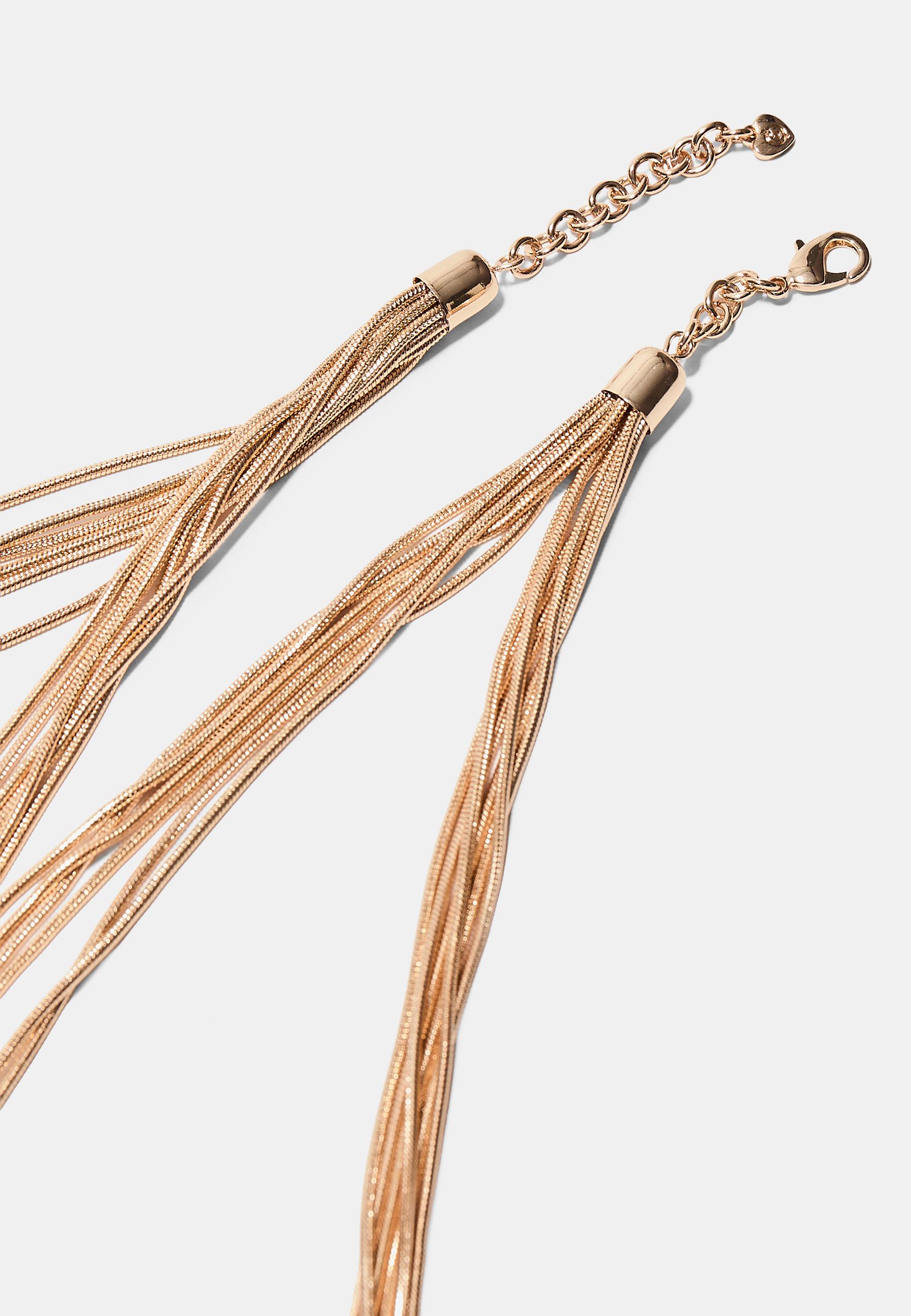 EXTRA LONG NECKLACE — Gold