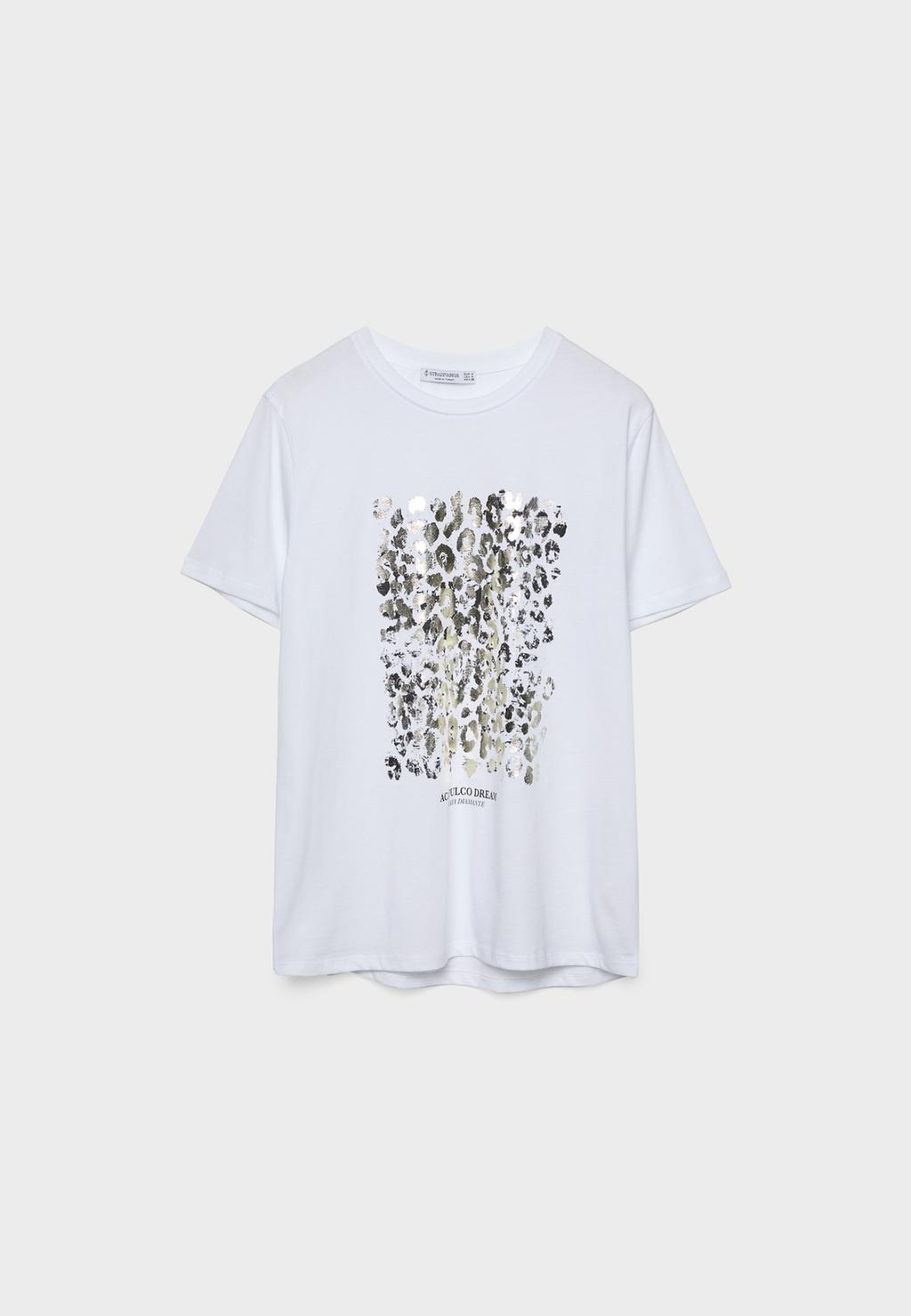 Camiseta manga corta estampado