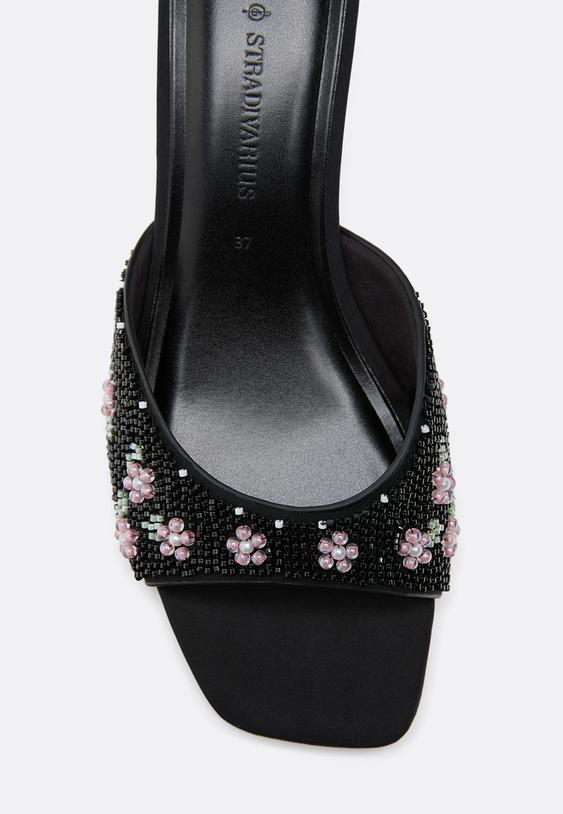 sandalias tacon pala detalle abalorios
