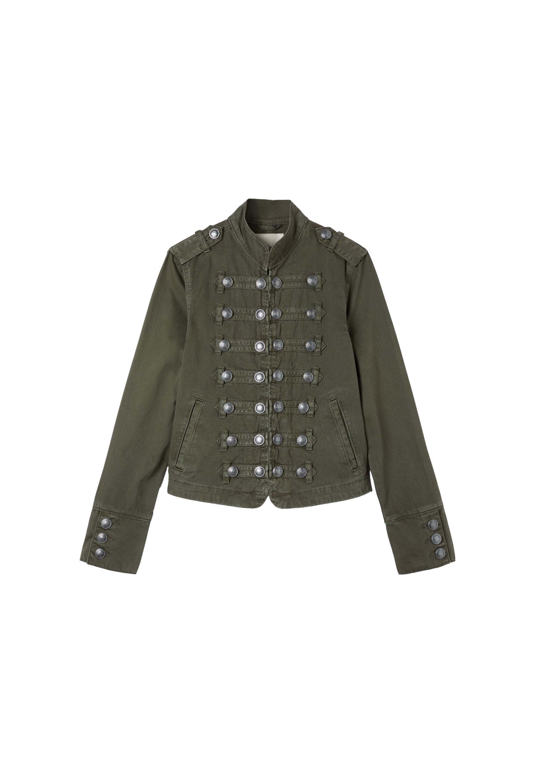 Buttoned jacket — Khaki